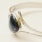 Blue Stone Silver Bracelet by Victor Jansson, Sweden, 1966 2