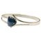 Blue Stone Silver Bracelet by Victor Jansson, Sweden, 1966 1