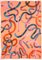 Abstrait Pastel Saumon Swirls, 2021, Diptyque 1