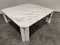 Vintage White Marble Coffee Table by Gae Aulenti, 1970s, Image 7