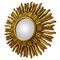 Vintage Golden Sunburst Mirror, 1960s 1