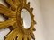 Vintage Golden Sunburst Mirror, 1960s 7