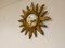 Vintage Golden Sunburst Mirror, 1960s, Image 4