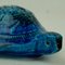 Tartaruga Rimini Mid-Century in ceramica blu di Aldo Londi per Bitossi, Italia, Immagine 3