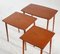 Tables Gigognes en Teck, Set de 3 4