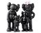 Kaws, Figurines de Famille, Version Noire, 2021, Vinyle Peint 1