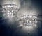 Austrian Facetted Crystal and Silver Plated Wall Sconces from Bakalowits, 1960, Set of 2 4