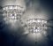 Austrian Facetted Crystal and Silver Plated Wall Sconces from Bakalowits, 1960, Set of 2, Image 4