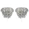 Austrian Facetted Crystal and Silver Plated Wall Sconces from Bakalowits, 1960, Set of 2, Image 1