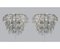Applique da parete in cristallo sfaccettato e placcate in argento di Bakalowits, Austria, 1960, set di 2, Immagine 3