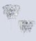 Austrian Facetted Crystal and Silver Plated Wall Sconces from Bakalowits, 1960, Set of 2, Image 5