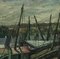 Ernest Voegeli, Petit port, 1934, Olio su tela, Immagine 3