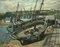 Ernest Voegeli, Petit port, 1934, Olio su tela, Immagine 1