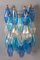 Sapphire Murano Glass Poliedri Chandeliers, Set of 2, Image 17