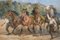 A .Bouillier, Race Horses and Young Jockeys, 1920, Oil on Canvas 3