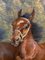 A .Bouillier, Race Horses and Young Jockeys, 1920, Oil on Canvas 8