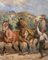 A .Bouillier, Race Horses and Young Jockeys, 1920, Óleo sobre lienzo, Imagen 5