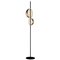 Brass Superluna Floor Lamp by Victor Vasilev for Oluce, Image 1