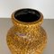 Colorful Fat Lava Pottery Contura Vase from Bay Ceramics, Germany, 1950s 6