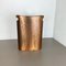 Hollywood Regency Metal Copper and Rattan Umbrella Stand, Germany, 1950s, Image 3