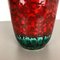 Large Multi-Color Pottery Fat Lava 517-45 Floor Vase from Scheurich, 1970s 10