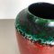 Large Multi-Color Pottery Fat Lava 517-45 Floor Vase from Scheurich, 1970s 7