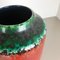 Large Multi-Color Pottery Fat Lava 517-45 Floor Vase from Scheurich, 1970s 8
