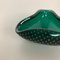 Green Murano Glass Bullicante Bowl or Ashtray, Italy, 1970s 5