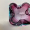 Murano Glass Sommerso Bowl or Ashtray, Italy, 1970s, Set of 3 11