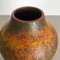 Abstract Colorful Pottery Floor Vase from Silberdistel, Germany, 1950s, Image 10