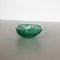 Green Murano Glass Bullicante Bowl or Ashtray, Italy, 1970s, Image 3