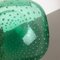 Cuenco o cenicero Bullicante de cristal de Murano verde, años 70, Imagen 17