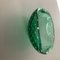 Cuenco o cenicero Bullicante de cristal de Murano verde, años 70, Imagen 10