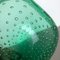 Cuenco o cenicero Bullicante de cristal de Murano verde, años 70, Imagen 15