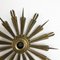Brass Sunburst Theatre Wall or Ceiling Light Sconces by Gio Ponti, Italy, 1950s 9