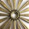 Brass Sunburst Theatre Wall or Ceiling Light Sconces by Gio Ponti, Italy, 1950s 19