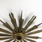 Brass Sunburst Theatre Wall or Ceiling Light Sconces by Gio Ponti, Italy, 1950s 11