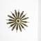 Brass Sunburst Theatre Wall or Ceiling Light Sconces by Gio Ponti, Italy, 1950s 2