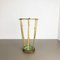 Mid-Century Metal Brass and Bamboo Umbrella Stand, Germany, 1950s 2