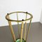 Mid-Century Metal Brass and Bamboo Umbrella Stand, Germany, 1950s 6