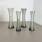 Mundgeblasene Kristallglas Vasen von Alfred Taube, 1960er, 4er Set 2