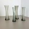Mundgeblasene Kristallglas Vasen von Alfred Taube, 1960er, 4er Set 5