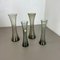 Hand Blown Crystal Glass Vases from Alfred Taube, Germany, 1960s, Set of 4 4