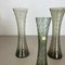 Hand Blown Crystal Glass Vases from Alfred Taube, Germany, 1960s, Set of 4 6