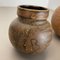 Ceramic Studio Pottery Vase by Gerhard Liebenthron, Germany, 1980s, Set of 2 11