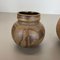 Ceramic Studio Pottery Vase by Gerhard Liebenthron, Germany, 1980s, Set of 2 9