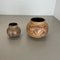 Ceramic Studio Pottery Vase by Gerhard Liebenthron, Germany, 1980s, Set of 2, Image 3