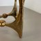 Bougeoir Brutaliste Mid-Century en Bronze par Michael Harjes, Allemagne, 1960s 12
