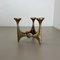 Mid-Century Brutalist Bronze Candleholder by Michael Harjes, Germany, 1960s, Image 2