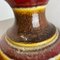 Vase Op Art en Poterie Fat Lava Multicolore de Bay Ceramics, Allemagne, Set de 2 10